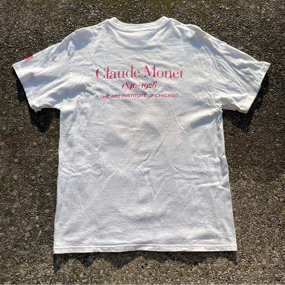 Vintage Claude Monet Art Memorial T Shirt The Art InstituteOf Chicago 1995 - Picture 2 of 8